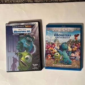 Disney-Pixar Monsters Inc.& Monsters University DVD set